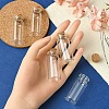 100Pcs 2 Styles Glass Cork Bead Containers CON-YW0001-61-6