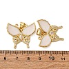 Brass Micro Pave Cubic Zirconia Pendants KK-D390-09G-3