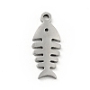 Non-Tarnish 304 Stainless Steel Pendants STAS-E159-08P-1