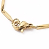 Unisex 304 Stainless Steel Bar Link Chain Bracelets BJEW-E372-04B-4