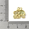 Real 18K Gold Plated Brass Pave Cubic Zirconia Pendants KK-M283-02B-02-3