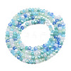 Electroplate Glass Beads Strands X-EGLA-T020-12F-2