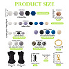 DIY Beaded Keychain Bracelet Making Kit DIY-TA0004-23-31