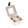 PU Imitation Leather Jewelry Organizer Box CON-P016-A03-1