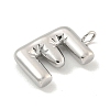 Non-Tarnish 304 Stainless Steel Pendants STAS-C102-15P-E-2