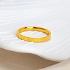Heart Pattern 201 Stainless Steel Finger Rings FS-WG2B97B-01-1