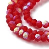 Imitation Jade Glass Beads Strands EGLA-YW0003-19A-06-4