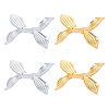 AHADERMAKER 4Pcs 2 Colors Alloy Display Holder ODIS-GA0001-27-1