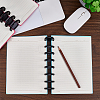 12Pcs Plastic Loose Leaf Ring Round Binder Discs DIY-CP0010-97A-4