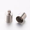 201 Stainless Steel Cord Ends STAS-E077-07-1