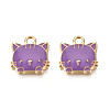 Eco-Friendly Zinc Alloy  Pendants ENAM-R051-01-07G-NR-2