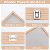 Wooden Presentation Boxes for Badge Storage and Display AJEW-WH0323-11-4