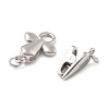 925 Sterling Silver Fold Over Clasps STER-S013-05P-2