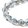 Electroplate Glass Beads Strands EGLA-L045-H-HP02-3