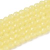 Imitation Jade Glass Beads Strands GLAA-T028-4mm-11H-1