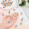 SUNNYCLUE 28Pcs 7 Styles Alloy Enamel Pendants ENAM-SC0002-02-3