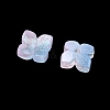 Dyed & Heated Glass Bead Caps GLAA-Z019-01B-2