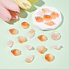 120Pcs 6 Styles Spray Painted Glass Pendants GLAA-FS0002-20-7
