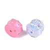 UV Plating Opaque Acrylic Beads OACR-N165-03-2