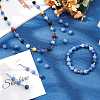 Dyed & Heated Natural Blue Aventurine Beads Strands G-AR0001-54-4