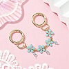 Zinc Alloy Spring Gate Rings Bag Extension Chains AJEW-BA00142-03-2