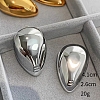 Teardrop Alloy Stud Earrings WG64463-29-1