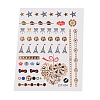 Mixed Shapes Removable Fake Hand Art Temporary Tattoos Paper Stickers AJEW-L044-17-1