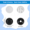 3 Colors Transparent & Opaque Acrylic Beads MACR-SC0001-77B-2
