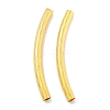 Brass Curved Tube Beads KK-B120-01G-G-1