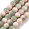 Synthetic Turquoise Dyed Beads Strands G-E594-24L-1