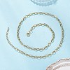 4MM 304 Stainless Steel Cable Chain Necklaces for Women NJEW-JN05597-5