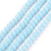 Opaque Solid Color Glass Beads Strands X-EGLA-A034-P4mm-D06-1