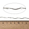 304 Stainless Steel Scalloped Bar Chains CHS-B015-05P-3