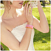 6Pcs 6 Styles 8mm Glass Round Beaded Stretch Bracelet Sets BJEW-TAC0023-9