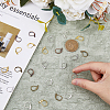 SUPERFINDINGS 200Pcs 5 Color Brass Leverback Earring Findings DIY-FH0006-31-3