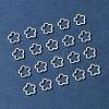 50Pcs Tibetan Style Alloy Bead Frame TIBEB-FS0001-10AS-7