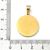 304 Stainless Steel Enamel Pendants STAS-H255-01B-G-3