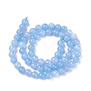 Natural White Jade Beads Strands G-I222-6mm-02-2