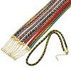 5M Braided Chinlon Cord Bracelets KK-CBA5ABD-02-1