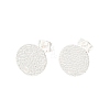 304 Stainless Steel Stud Earring Findings STAS-O119-15C-S-1