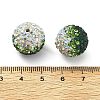 Gradient Color Design Polymer Clay Rhinestone Beads CLAY-NH0001-03A-3