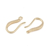 Brass Earring Hooks KK-U008-05G-2