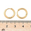 Ion Plating(IP) 304 Stainless Steel Huggie Hoop Earrings X-EJEW-F111A-14mm-G-3