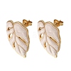 Brass Stud Earrings for Women KK-CBA9D38-05G-6