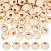 ARRICRAFT Natural Unfinished Wood Beads WOOD-AR0001-05-1