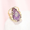 Natural Amethyst Cuff Rings GG-CBA5FCC-03G-05-2