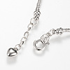 Brass European Style Bracelet Making BJEW-PH0004-01P-2