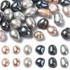 30Pcs 3 Colors Natural Cultured Freshwater Pearl Beads PEAR-YW001-02-2