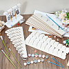 30Pcs 3 Styles Unfinished Fan Shaped Wooden Frames WOOD-GO0001-29-4