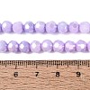 Anti-Tarnish Electroplate Glass Beads Strands EGLA-ZX010-6mm-08-6